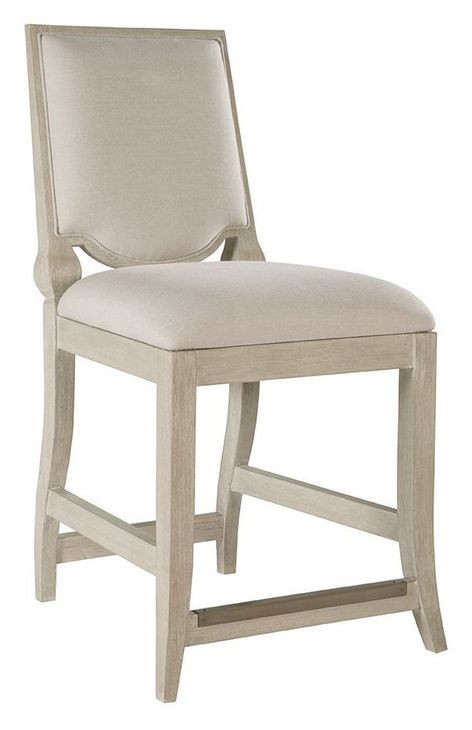 Beauvoir Greige Upholstered Counter Height Stool