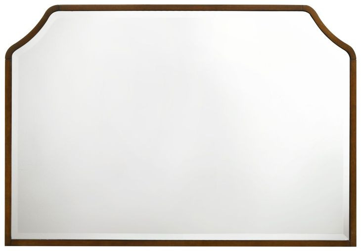 Garland Brown Cherry Rectangular Dresser Mirror