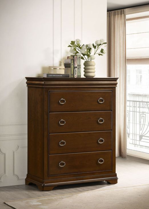 Garland Brown Cherry 4 Drawer Chest