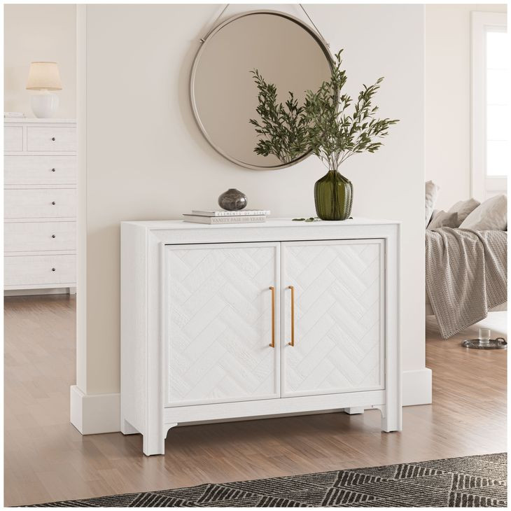 Gramercy Blanc 2 Door Accent Cabinet