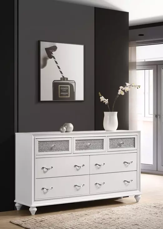 Barzini White Dresser