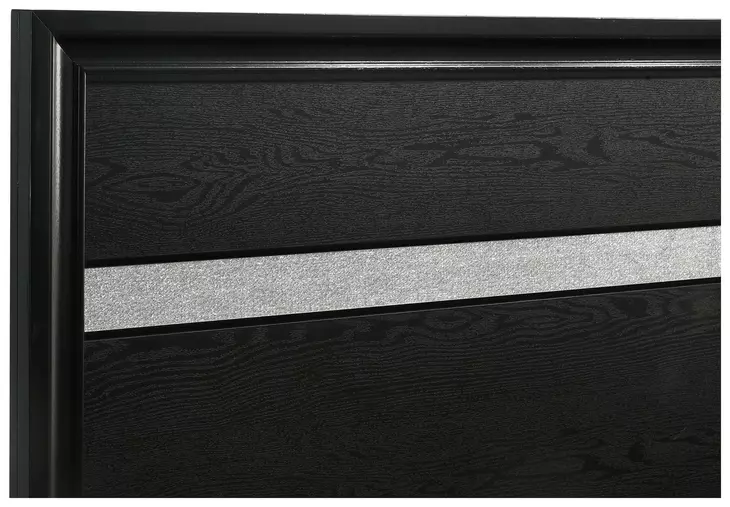 Miranda Black King Platform Storage Bed