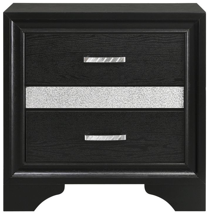 Miranda Black Nightstand