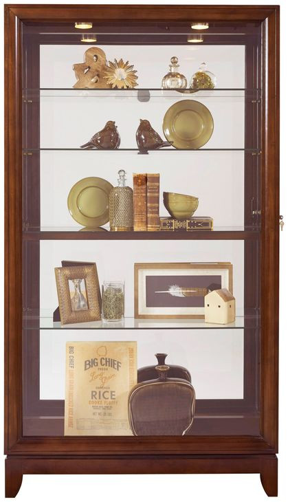 Chocolate Cherry Door Curio, 20661, Pulaski
