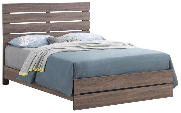 Brantford Barrel Oak King Panel Bed
