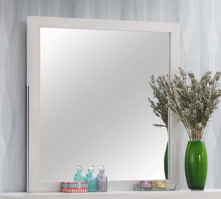 Brantford Coastal White Mirror