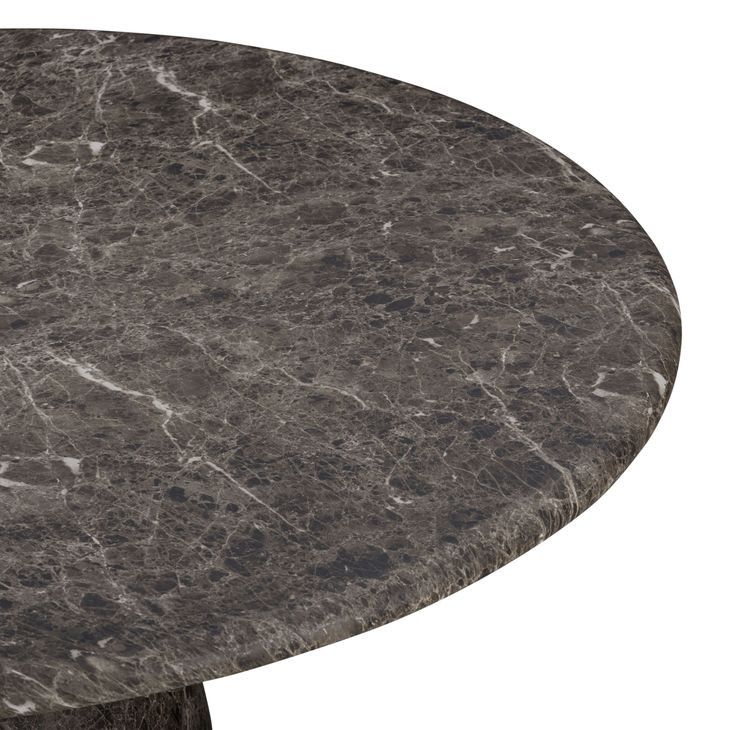 Cynthia Dark Emperador Outdoor Round Side Table