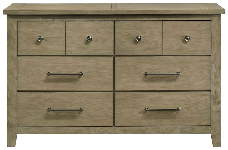 Hazlewood Vineyard Oak 6 Drawer Dresser
