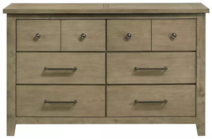 Hazlewood Vineyard Oak 6 Drawer Dresser