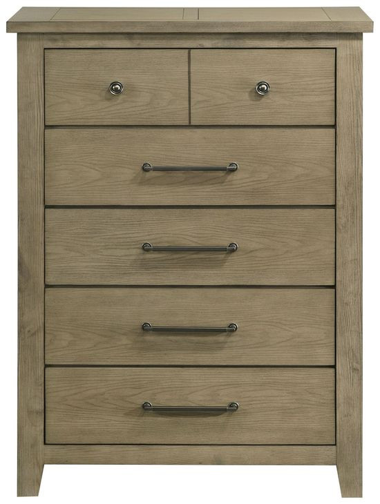 Hazlewood Vineyard Oak 5 Drawer Chest