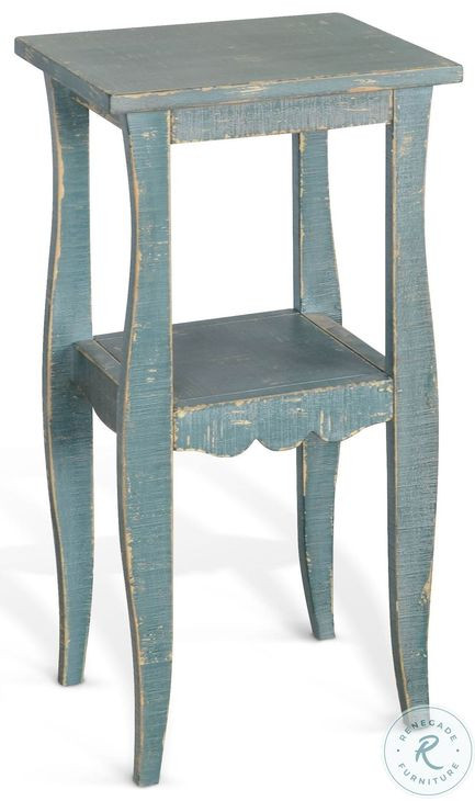 Seabright Green Rectangular End Table