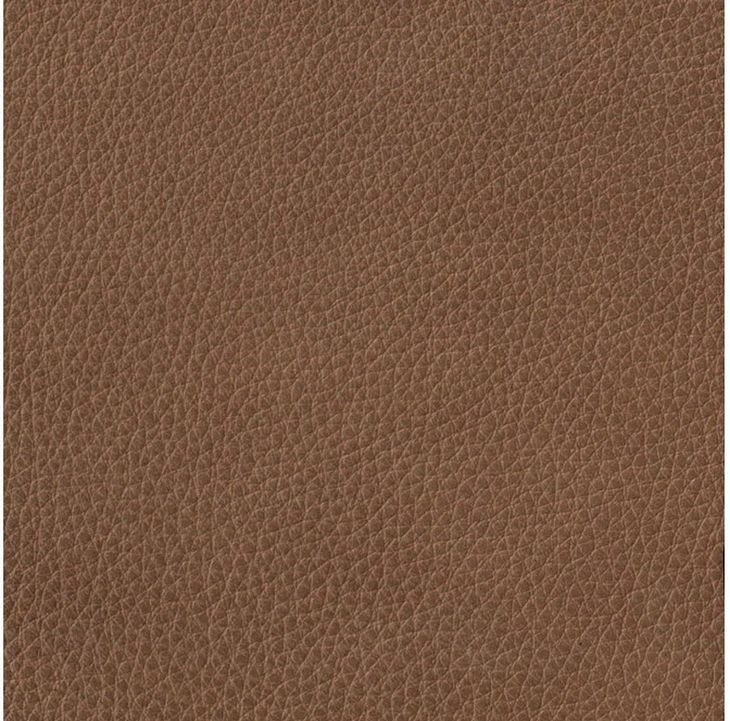 Baylor Cinnamon Leather Upholstered Rectangular Ottoman