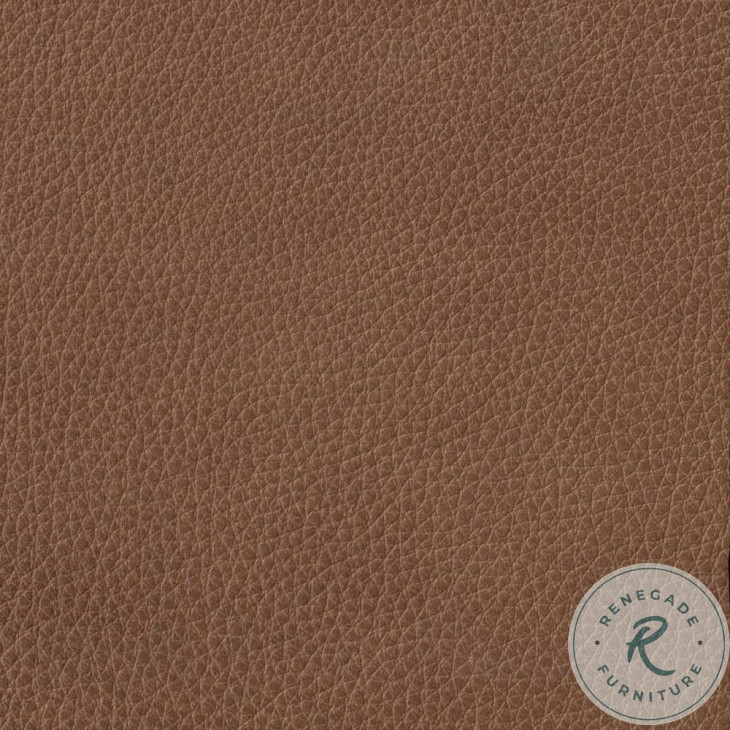Sorella Cinnamon Brown Top Grain Leather Loveseat