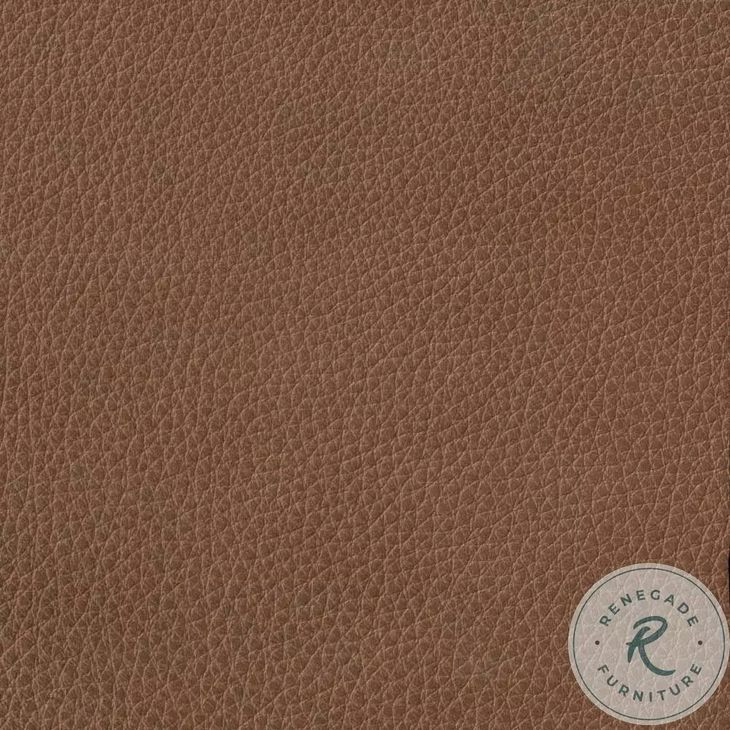 Sorella Cinnamon Brown Leather 84" Sofa