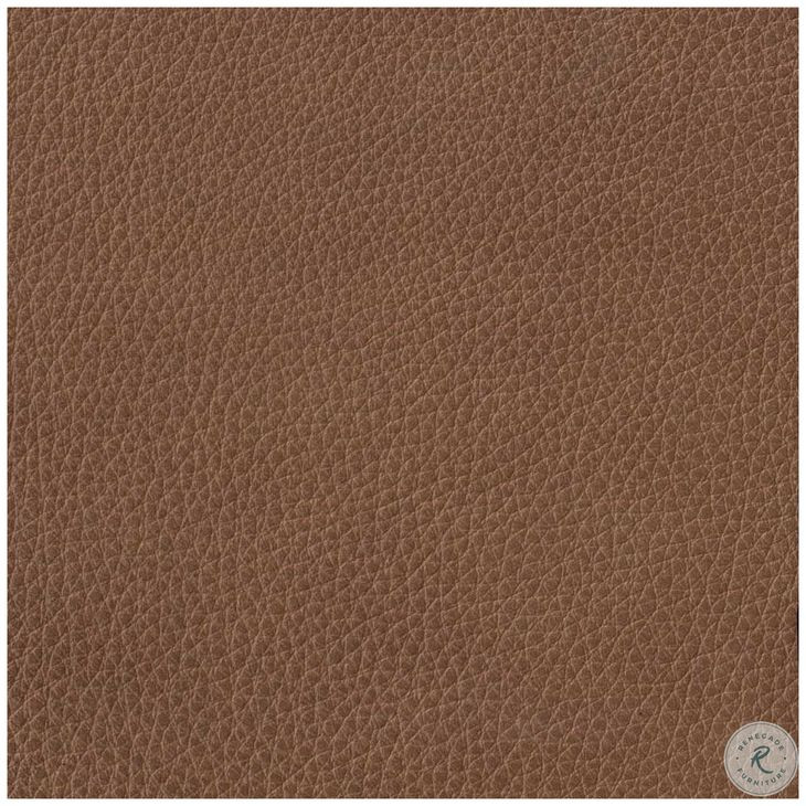 Baylor Cinnamon Brown Leather 84" Sofa