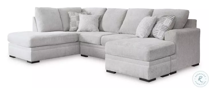 Gabyleigh Nickel 2 Piece Performance Fabric Sectional with LAF Chaise