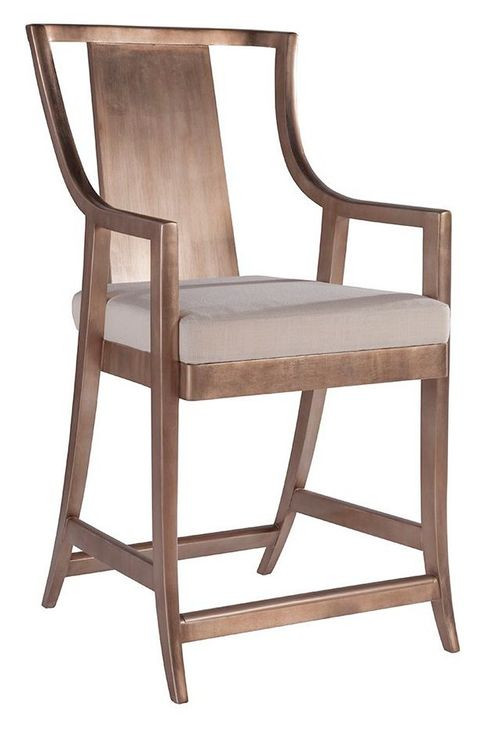 Sirocco Beige Upholstered Counter Height Stool