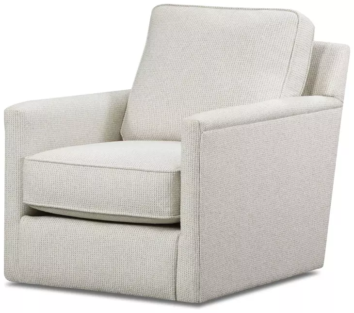 Durango Moose Off White and Gray Performance Fabric Upholstered Accent Chair