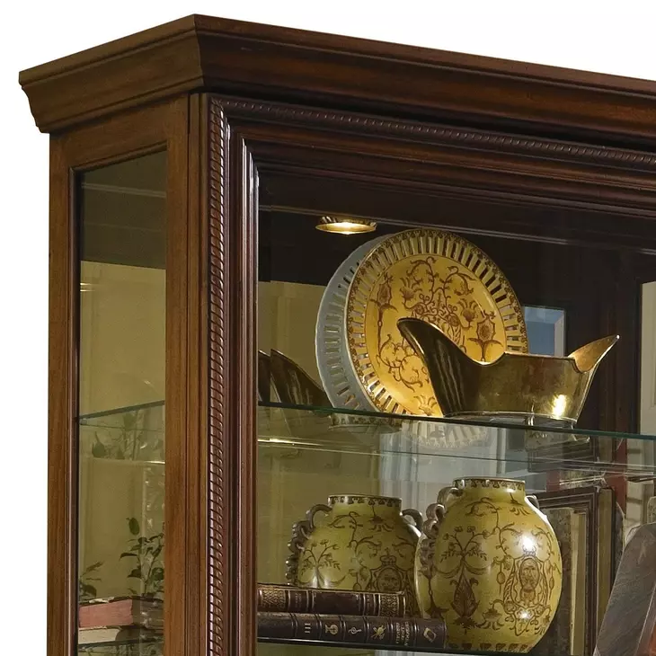 Edwardian Two Way Sliding Door Curio