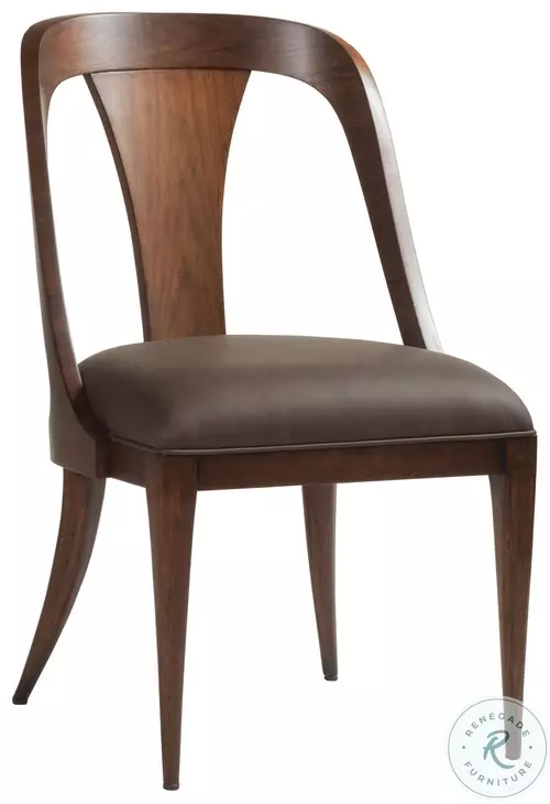 Signature Designs Rich Chocolate Brown Beale Low Back Side Chair