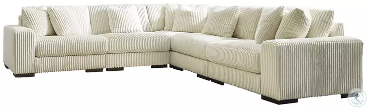 Lindyn Ivory 5 Piece Modular Sectional