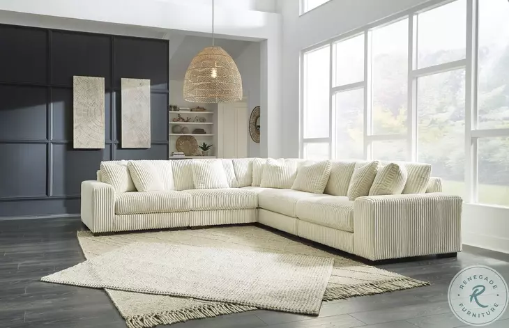 Lindyn Ivory 5 Piece Modular Sectional