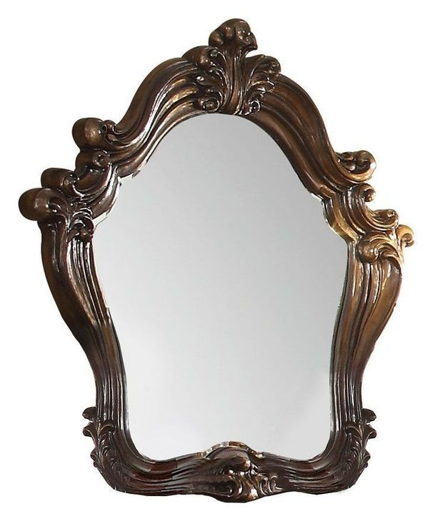 Versailles Cherry Oak Arched Dresser Mirror