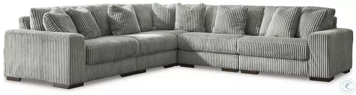 Lindyn Fog 5 Piece Modular Sectional