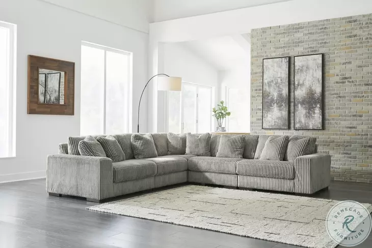 Lindyn Fog 5 Piece Modular Sectional
