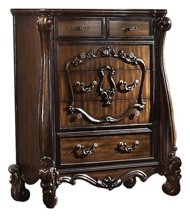 Versailles Cherry Oak 5 Drawer Chest