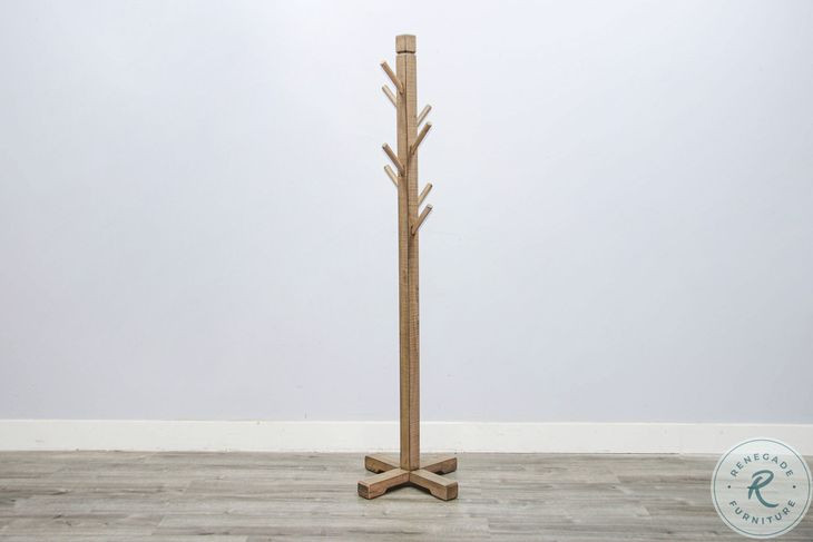 Willow Nest Natural Hat Rack with 8-Prong Hooks