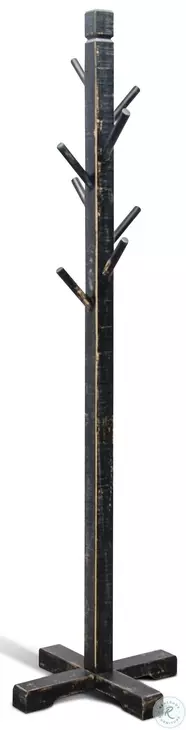 Seabright Black 8 Prong Hook Hat Rack