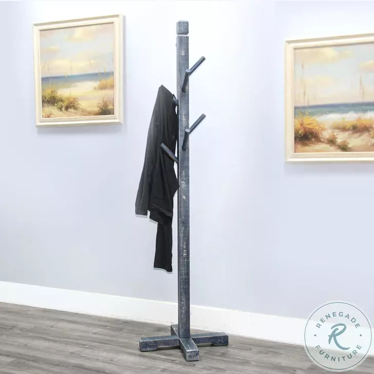 Seabright Blue 8 Prong Hook Hat Rack
