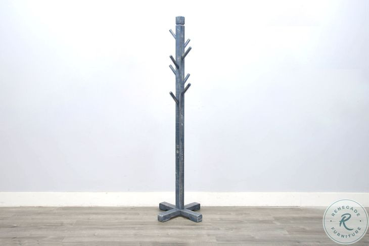 Seabright Blue 8 Prong Hook Hat Rack