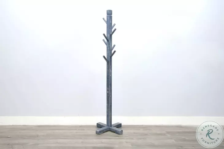 Seabright Blue 8 Prong Hook Hat Rack