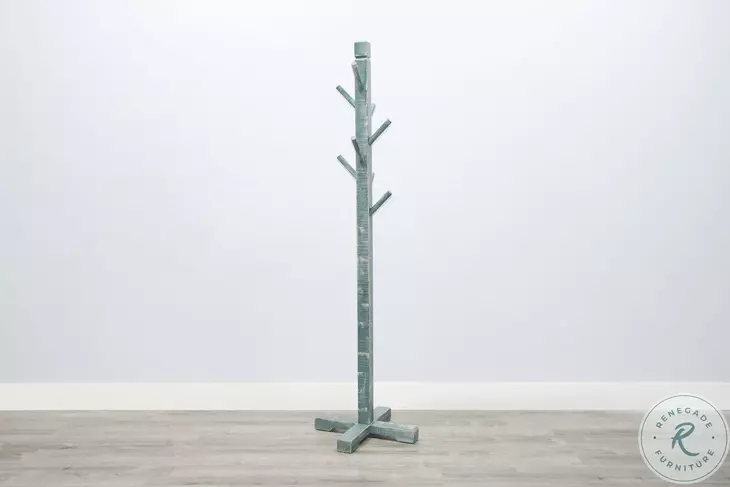 Seabright Green 8 Prong Hook Hat Rack