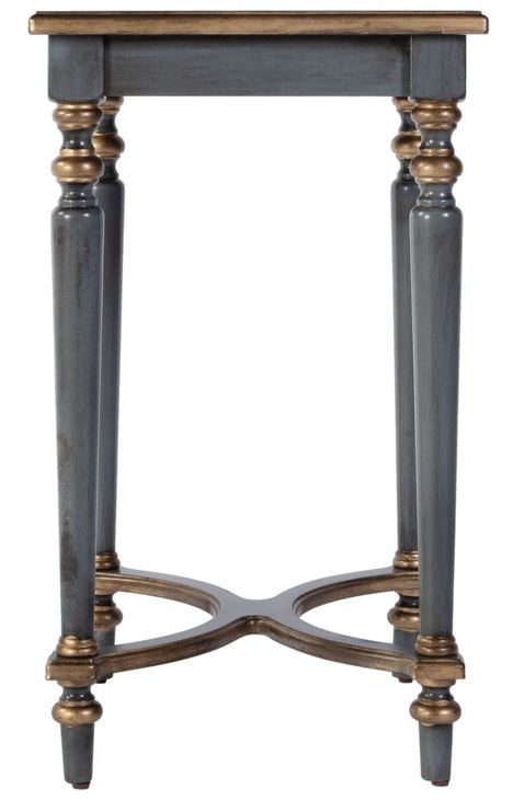 Tyler Pastel Blue 18" Rectangular Side Table