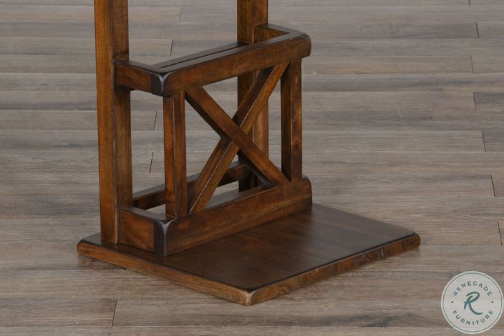 Tidy Touch Dark Brown Rectangular Side Table