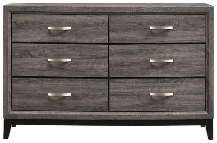 Watson Gray Oak And Black Dresser