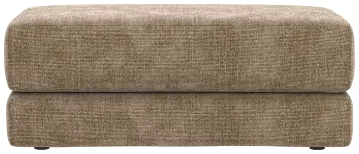 Avondale Burlap Upholstered Rectangular Ottoman