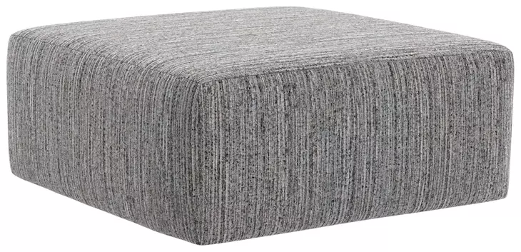 Avondale Marble Upholstered Square Cocktail Ottoman