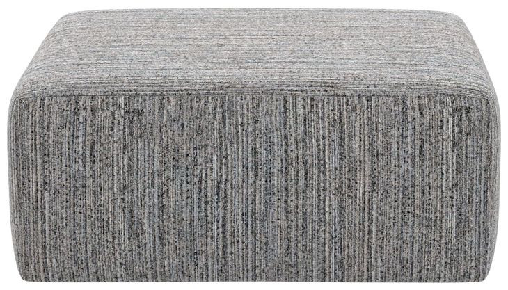 Avondale Marble Upholstered Square Cocktail Ottoman