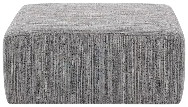 Avondale Marble Upholstered Square Cocktail Ottoman