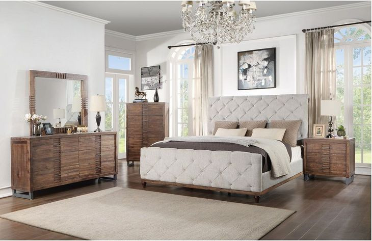 Acme Furniture Andria Platform Bed - Thumbnail 2