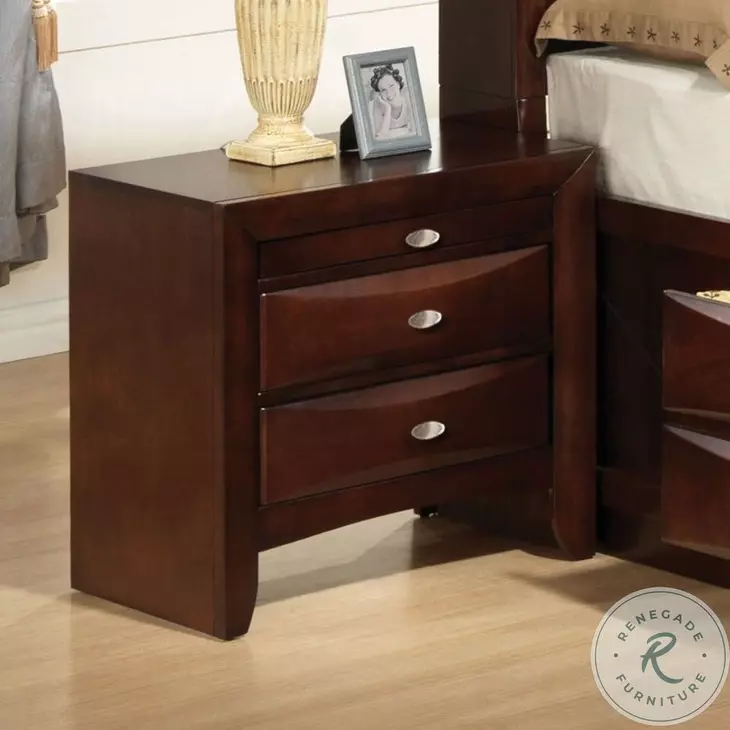 Ireland Espresso 2 Drawer Nightstand