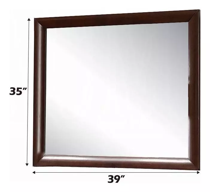 Ireland Espresso Rectangular Dresser Mirror