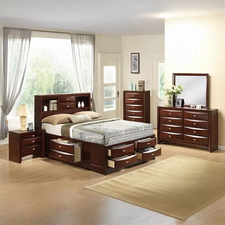 Ireland Espresso 5 Drawer Chest