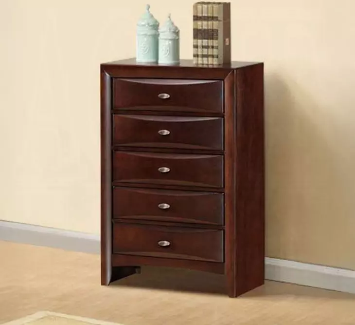 Ireland Espresso 5 Drawer Chest