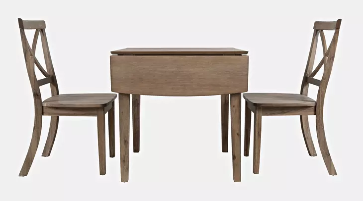 Eastern Tides Brushed Bisque 3 Piece Dining Set