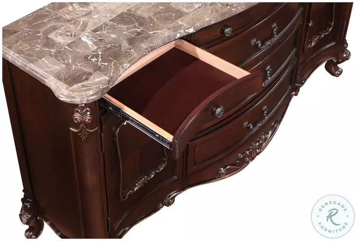 Constantine Cherry Extendable Dining Room Set